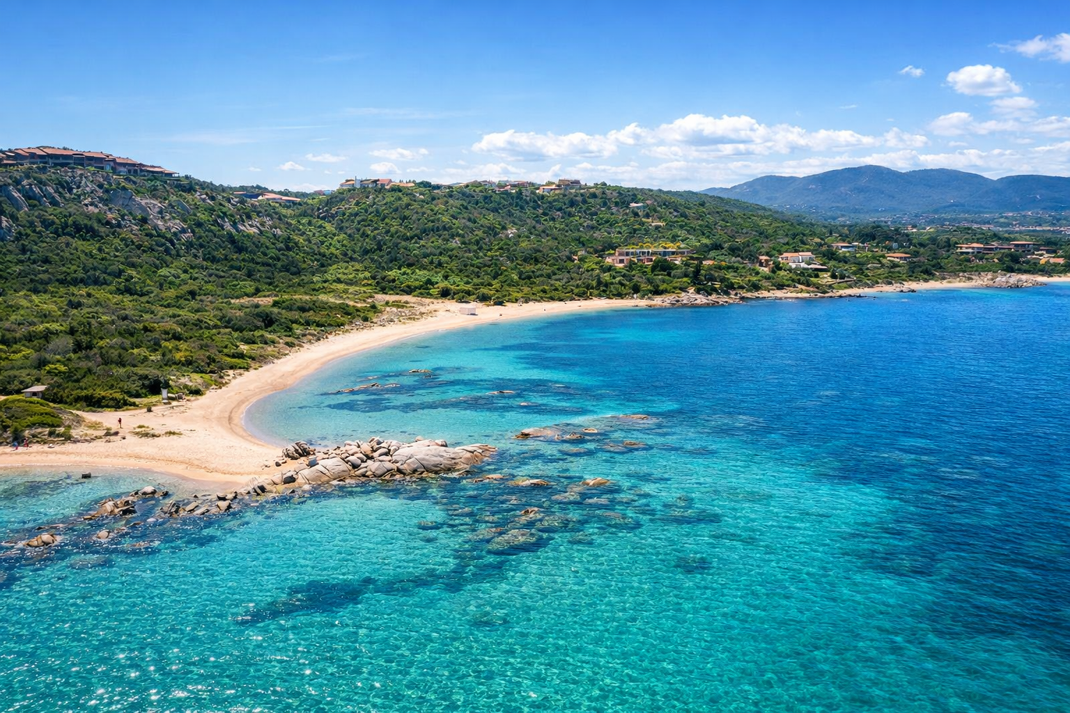 Vista aerea della costa